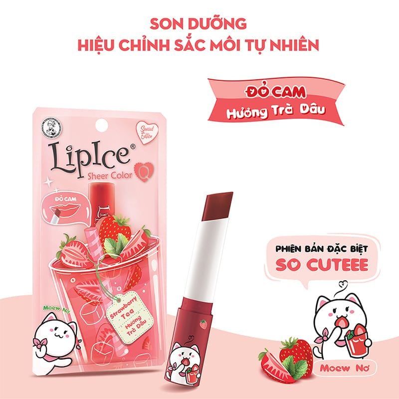 Son Dưỡng LipIce Hiệu Chỉnh Sắc Môi Hồng Tự Nhiên Sheer Color 2.4g
