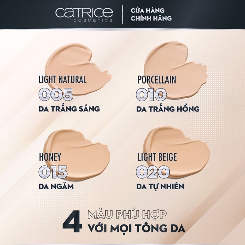 Kem Che Khuyết Điểm Catrice Liquid Camouflage High Coverage Concealer