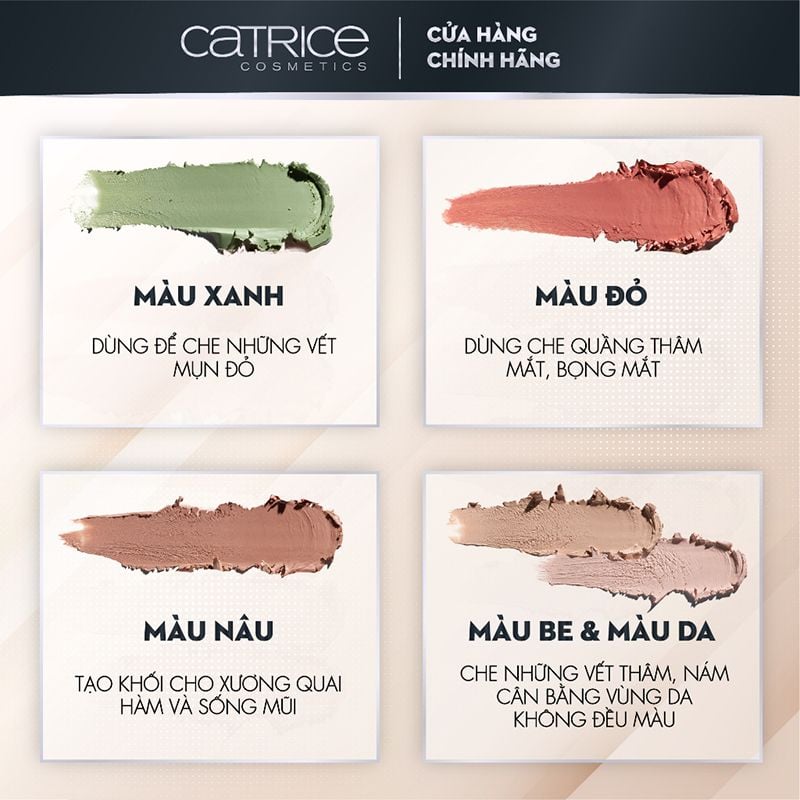 Bảng Che Khuyết Điểm Triệt Sắc 5 Ô Catrice Allround Concealer #010 6g