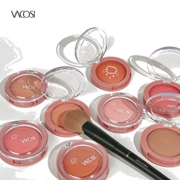  Phấn Má Hồng Vacosi Bền Màu Natural Studio Lolipop Blush Powder 7.3g 