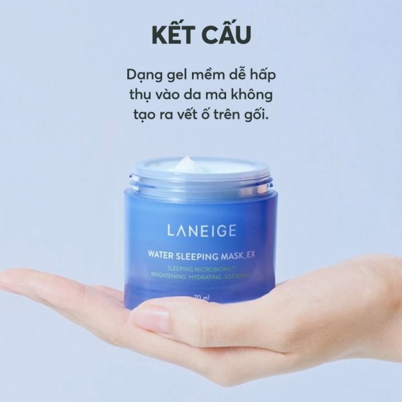 Mặt Nạ Ngủ Dưỡng Da Căng Mịn Laneige Water Sleeping Mask EX