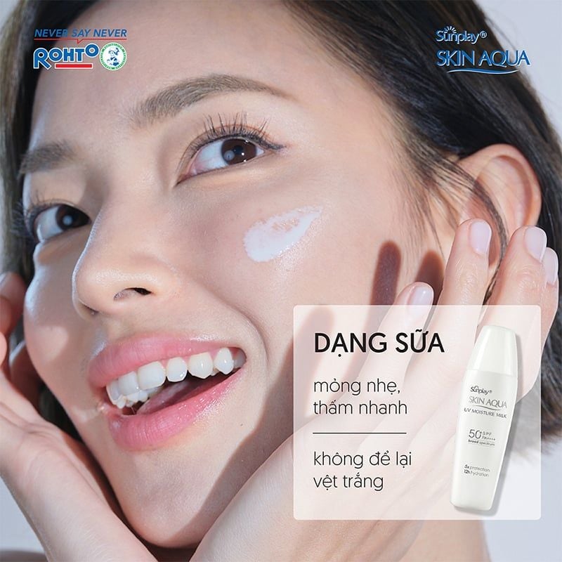 Sữa Chống Nắng, Dưỡng Ẩm Sunplay Skin Aqua UV Moisture Milk SPF 50+/PA++++ 30g