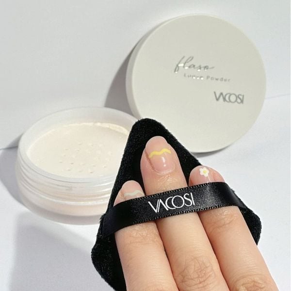  Bông Phấn Khô Vacosi Tam Giác Màu Đen - BP52 