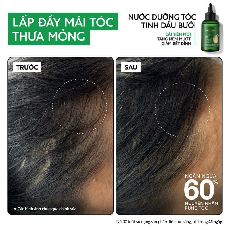 Nước Dưỡng Tóc Cocoon Hỗ Trợ Giảm Gãy Rụng Và Làm Mềm Tóc Tinh Dầu Bưởi Pomelo Hair Tonic