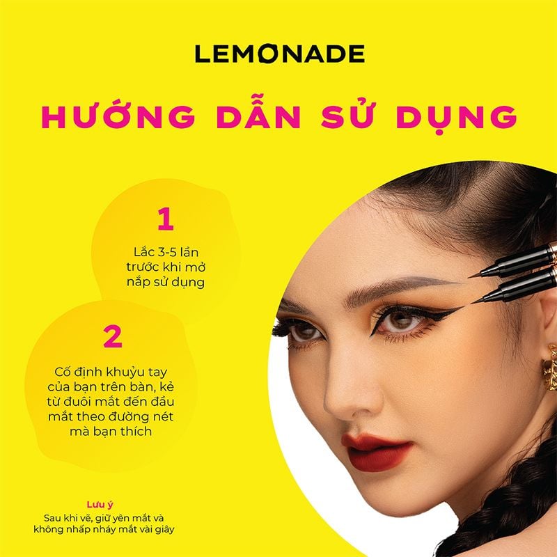 Bút Kẻ Mắt Nước Siêu Mảnh, Sắc Nét, Chống Trôi Hiệu Quả Lemonade Supertiger Tigereyes Liner 1g