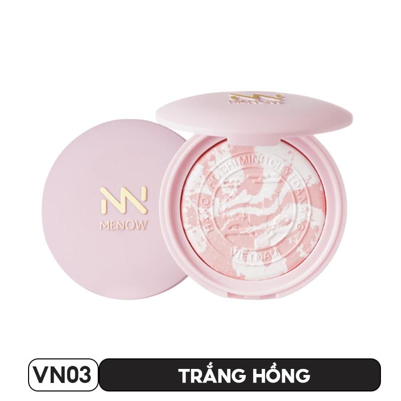 [Vietnam Edition] Phấn Phủ Nén MENOW Mỏng Nhẹ Tự Nhiên Clear Radiant Pressed Powder 7g