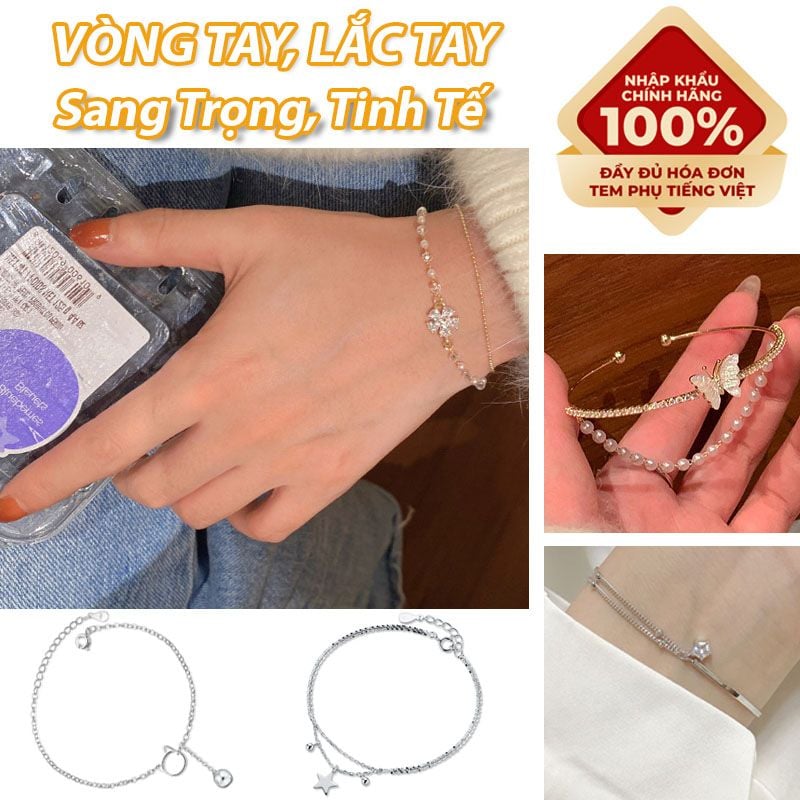 [NHẬP KHẨU] Vòng Tay Nữ, Lắc Tay UNK Thời Trang, Sang Trọng