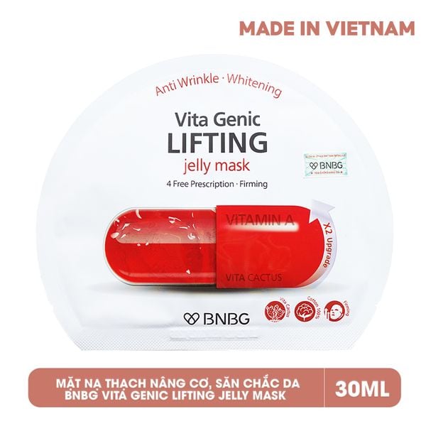  Mặt Nạ Miếng BNBG Dưỡng Ẩm, Hỗ Trợ Dưỡng Trắng, Cải Thiện Làn Da Hàn Quốc (Vitamin A, B, B3, E) 