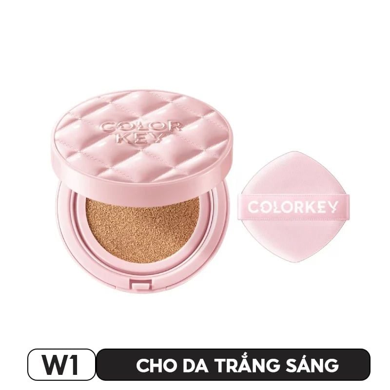 Cushion Chống Nắng Colorkey Mỏng Nhẹ, Bền Lâu Long Lasting Flawless Brightening Cushion Cream SPF50+ PA++++ 11g