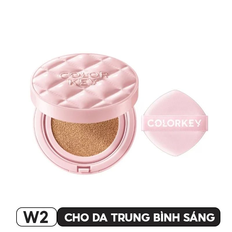 Cushion Chống Nắng Colorkey Mỏng Nhẹ, Bền Lâu Long Lasting Flawless Brightening Cushion Cream SPF50+ PA++++ 11g