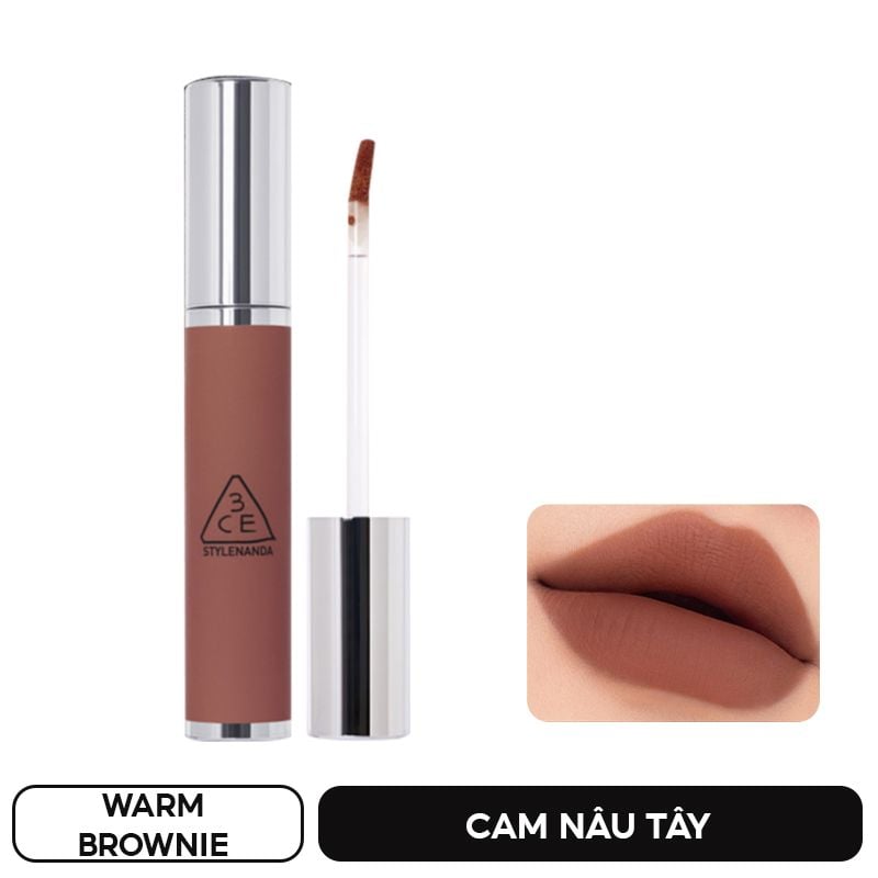 Son Kem Lì, Mịn Mượt Môi 3CE Hazy Lip Clay 4g