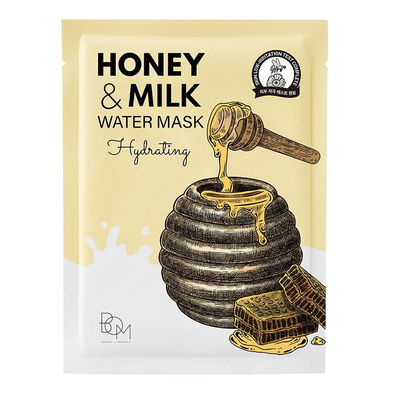 Mặt Nạ Dưỡng Ẩm, Làm Sáng, Làm Dịu Da B.O.M Honey And Milk Mask 25g
