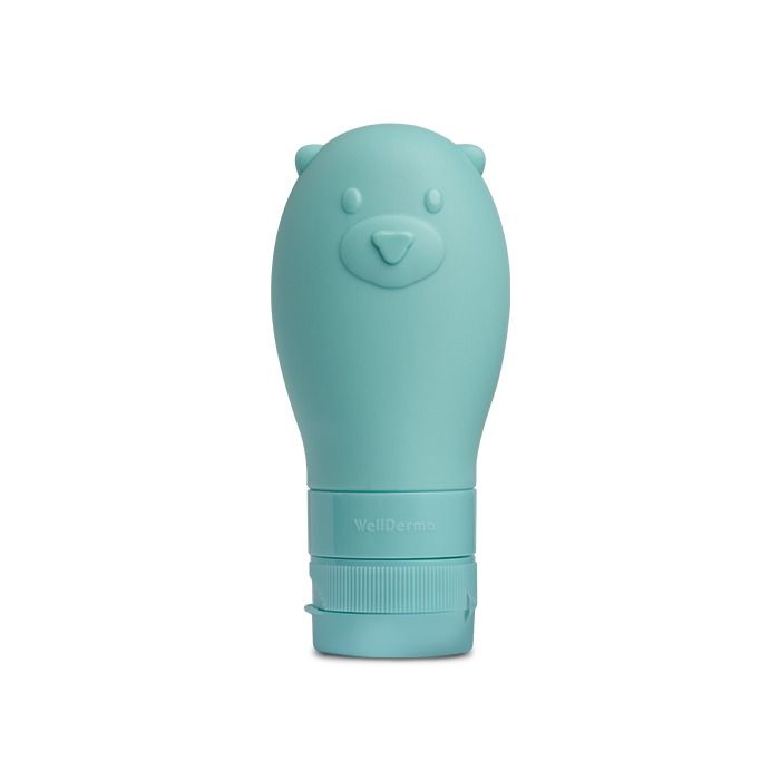 Sữa Rửa Mặt Wellderma Kèm Cọ Rửa Mặt Silicone 2 In 1 Gomdochi Foam Cleanser - Gấu Nâu  60ml