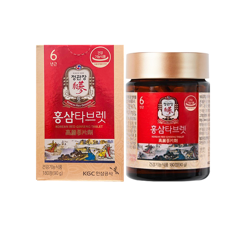 [180 Viên] Viên Nén Hồng Sâm Won KGC Korean Red Ginseng Tablet 90g