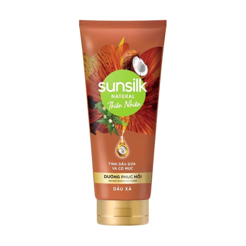 Dầu Xả Sunsilk Thiên Nhiên Ngăn Gãy Rụng và Dưỡng Phục Hồi Tóc 330ml