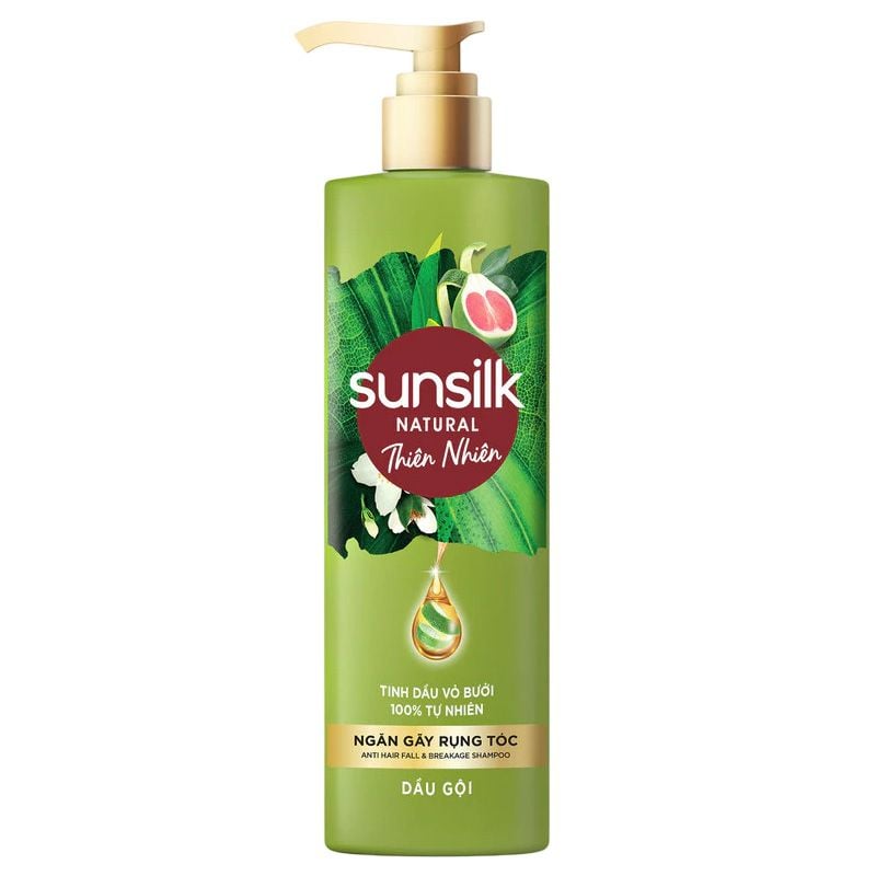 Dầu Gội Sunsilk Thiên Nhiên Ngăn Gãy Rụng và Dưỡng Phục Hồi Tóc 380ml