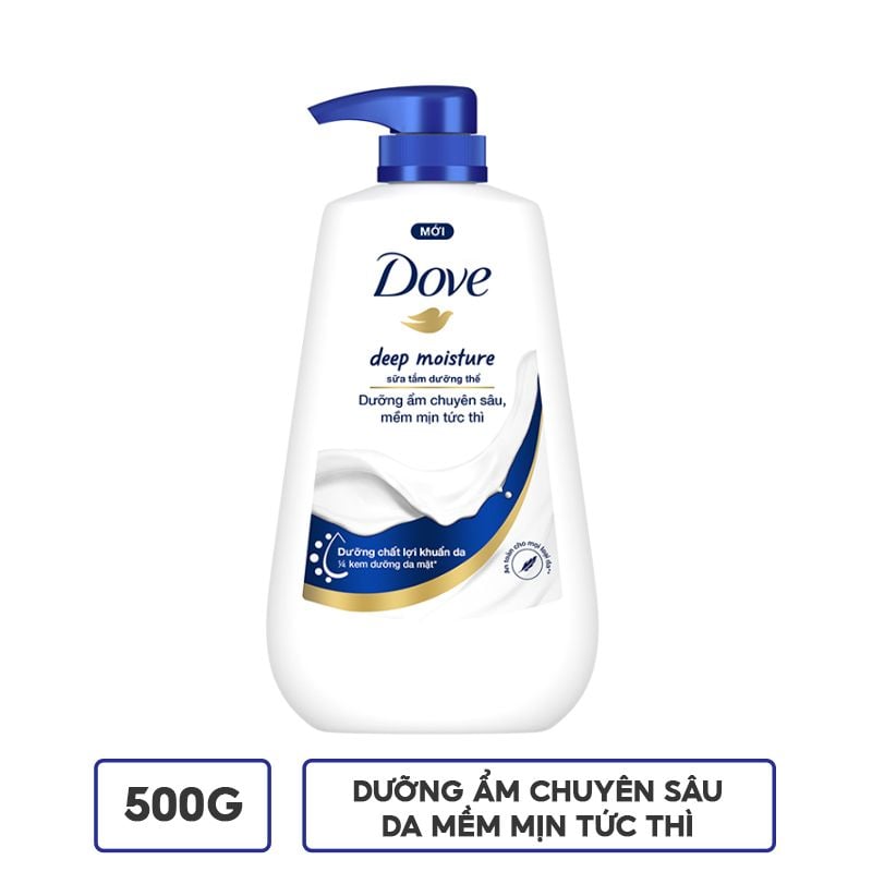 Sữa Tắm Dove Dưỡng Thể Cấp Ẩm, Giúp Da Mềm Mịn