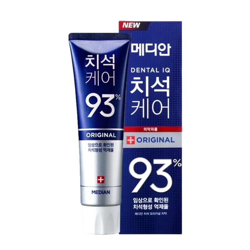 [4 MÀU] Kem Đánh Răng Giúp Trắng Răng, Giảm Ố, Loại Bỏ Mùi Hôi Median Dental IQ 93% Toothpaste 120g