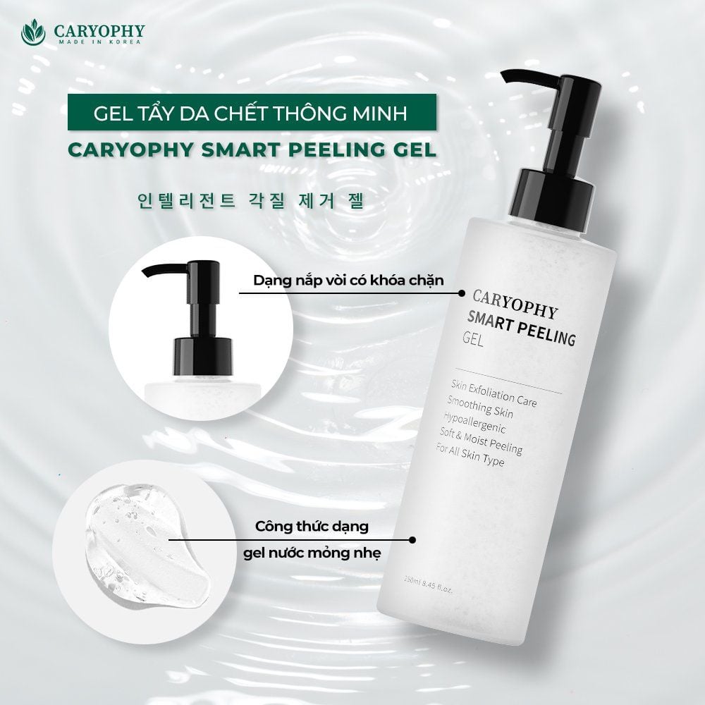 Tẩy Tế Bào Chết Thông Minh Ngăn Ngừa Mụn Caryophy Smart Peeling Gel 250ml