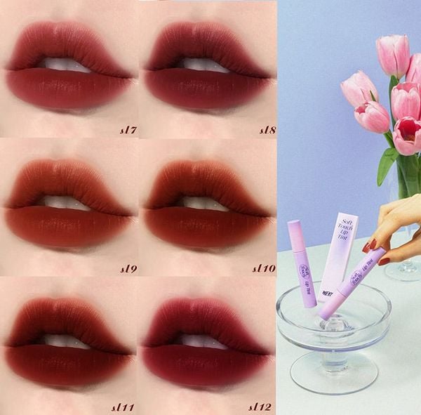  [SL1 - SL14] Son Kem Merzy Siêu Lì, Siêu Mịn Môi Soft Touch Lip Tint 3g 