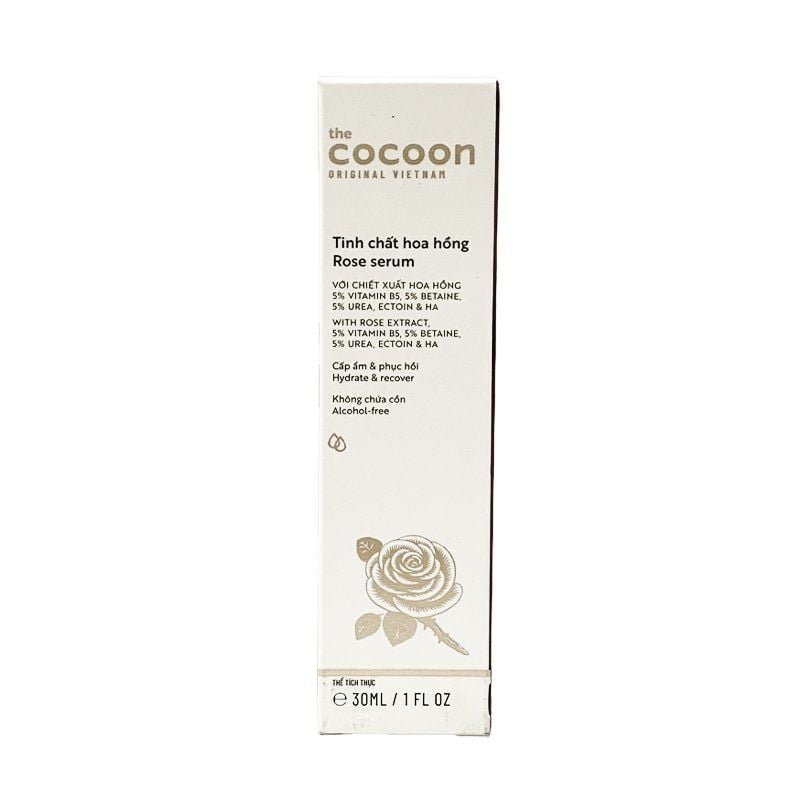 Serum Cocoon Tinh Chất Cấp Ẩm Và Phục Hồi Da Chiết Xuất Hoa Hồng Cocoon Rose Serum 30ml