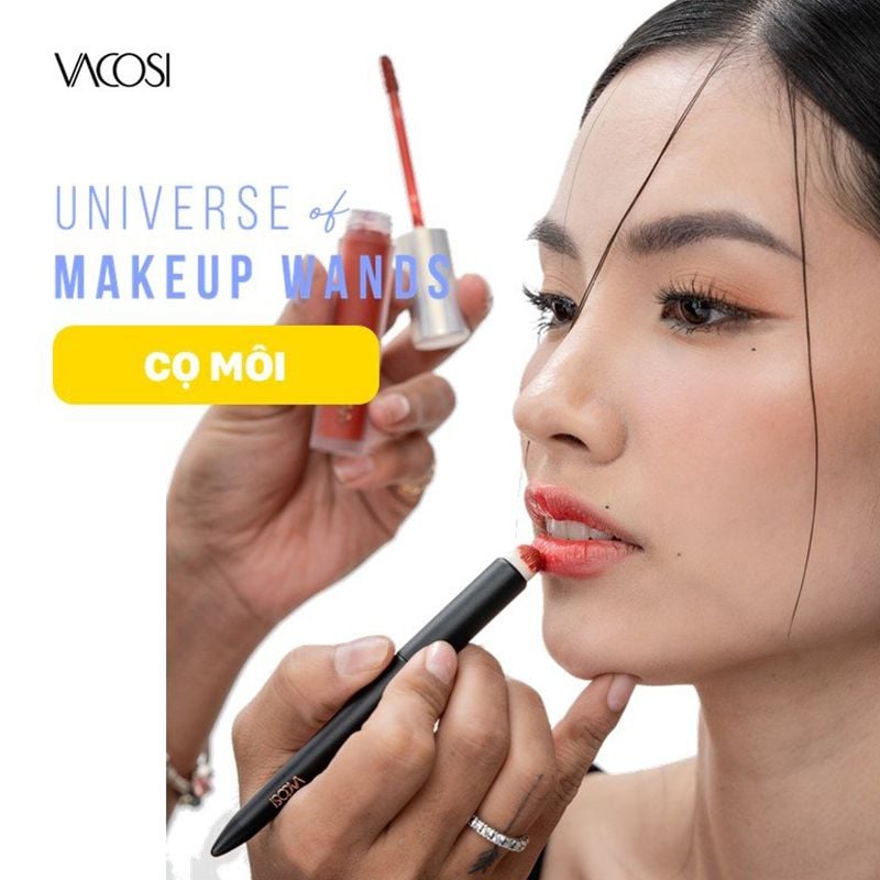 Cọ Môi Đầu Tròn Vacosi Soft Lip Brush - L10