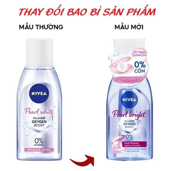  Nước Tẩy Trang Nivea Làm Sạch Mềm Mịn Micellar Water 