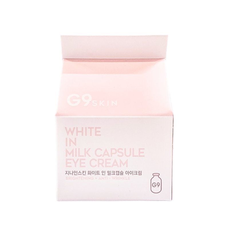 Kem Dưỡng Mắt Cải Thiện Quầng Thâm Quanh Mắt G9Skin White In Milk Capsule Eye Cream 30g