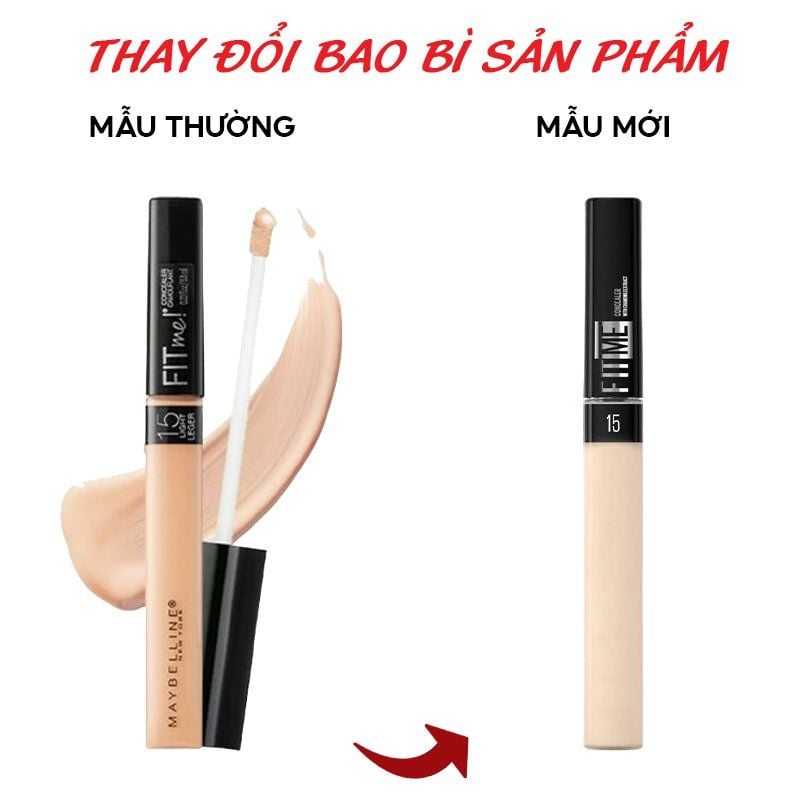 Kem Che Khuyết Điểm Mịn Lì Maybelline Fit Me Concealer With Chamomile Extract 6.8ml