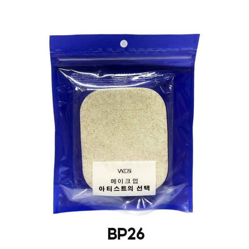 Bông Mút Rửa Mặt Bọt Biển, Loại Bỏ Bụi Bấn, Dịu Nhẹ Cho Da Vacosi BP26