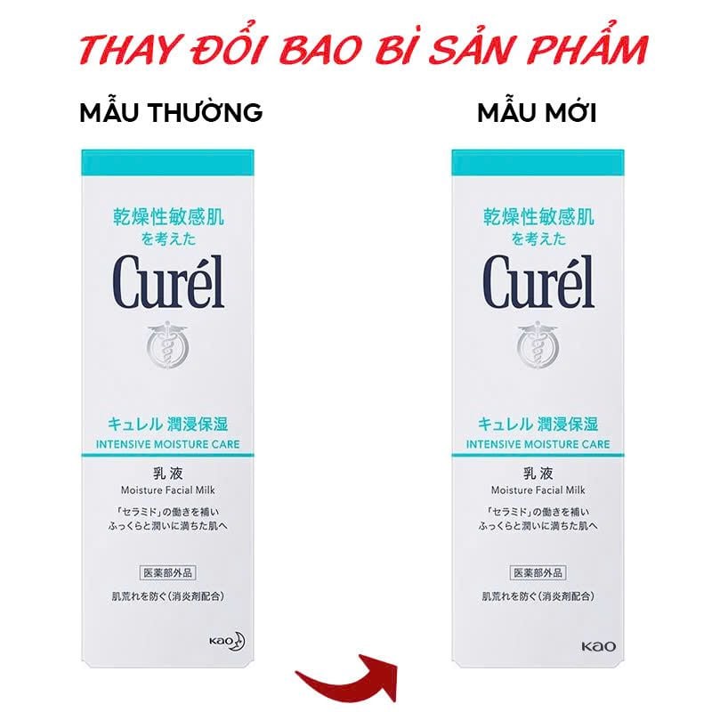 Sữa Dưỡng Da Curél Cấp Ẩm Chuyên Sâu Intensive Moisture Care Moisture Facial Milk 120ml
