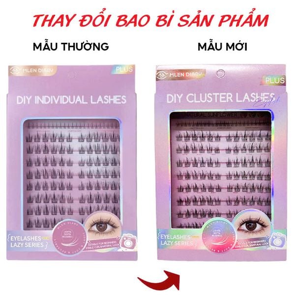  Lông Mi Giả Mlen Diary Tách Sợi Hướng Dương Cho Mắt To Tự Nhiên 