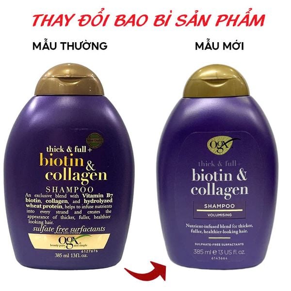  Dầu Gội OGX Giàu Dưỡng Chất Chăm Sóc Tóc Shampoo 385ml 