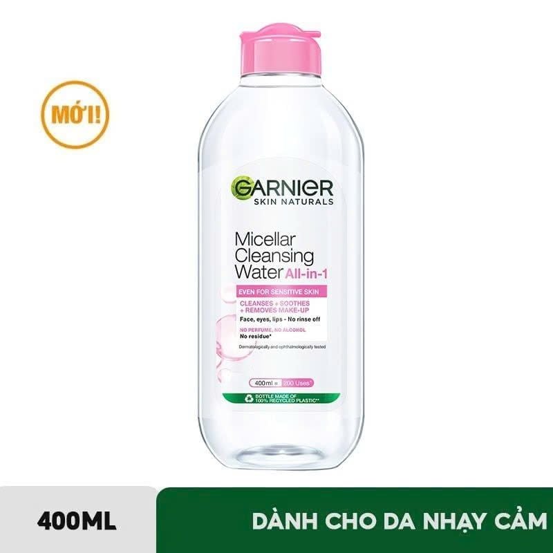 Nước Tẩy Trang Garnier Làm Sạch Sâu Micellar Cleansing Water