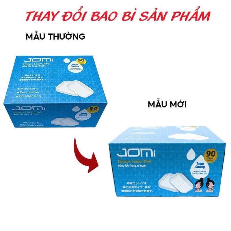 Bông Tẩy Trang Jomi Cotton Pads - 80 miếng - 120 miếng