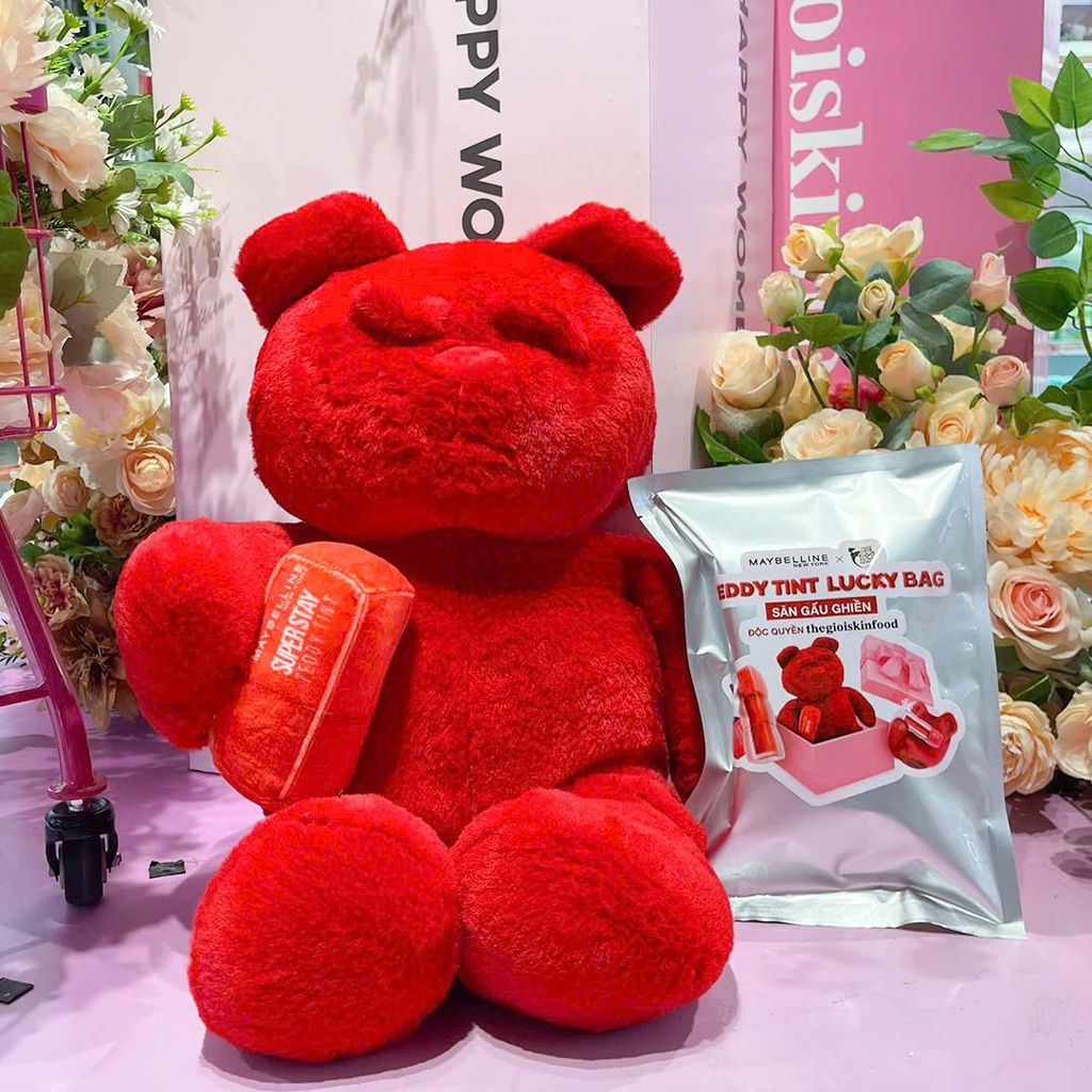 [Độc Quyền Thegioiskinfood] Maybelline Teddy Tint Lucky Bag - Săn Gấu Ghiền Trong Túi Mù