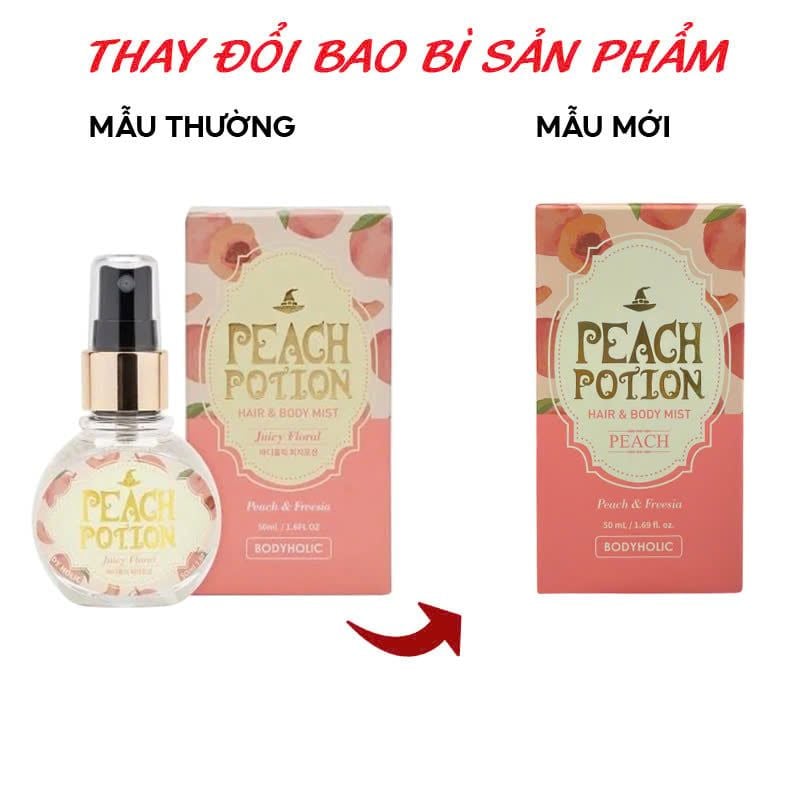 Xịt Thơm Toàn Thân Và Tóc Bodyholic Hair & Body Mist 50ml