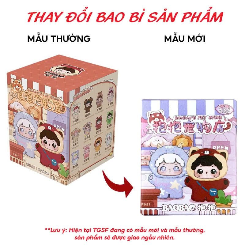 Mô Hình Đồ Chơi TOYBEBOP Baobao's Pet Store Series - BB-00221