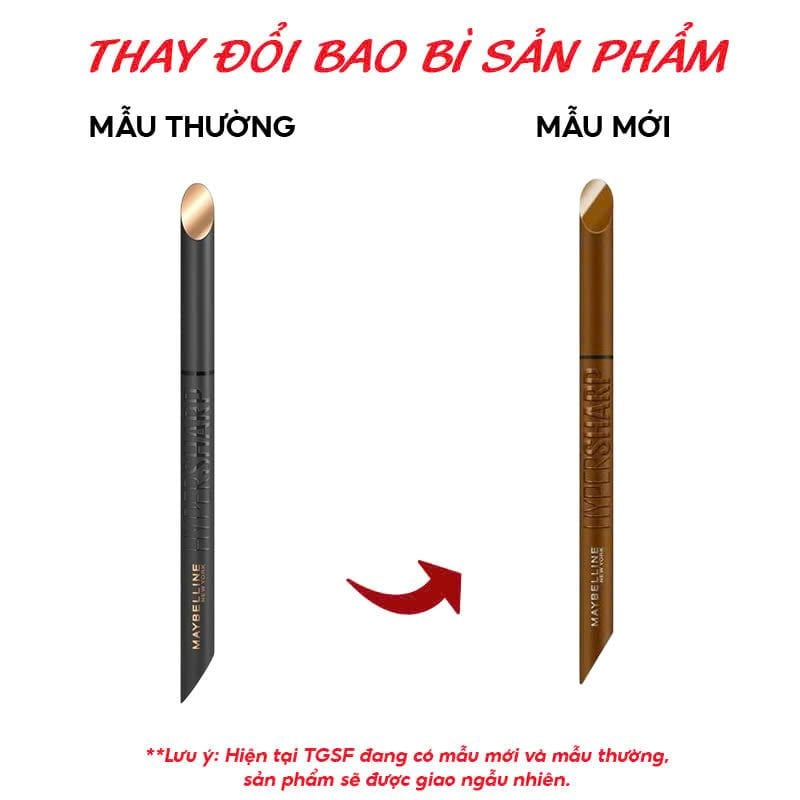 Bút Kẻ Mắt Nước Siêu Sắc Mảnh, Không Lem Trôi Maybelline New York Hyper Sharp Liner Extreme 0.4g