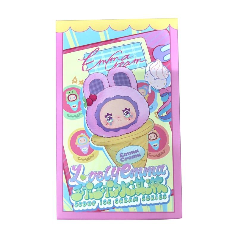Móc Khóa Gấu Bông Lucky Emma Scoop Ice Cream Series - MJ-000095