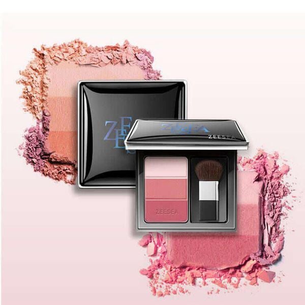 Phấn Má Hồng 3 Màu Zeesea 3 Color Concealer Blusher 5g