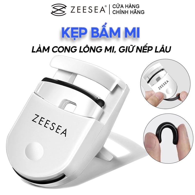 Kẹp Bấm Mi Làm Cong Lông Mi, Giữ Nếp Lâu Zeesea Portable Eyelash Curler