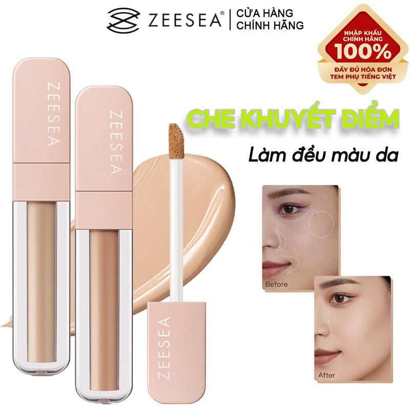 Kem Che Khuyết Điểm, Che Phủ Tự Nhiên Zeesea Mist Soft Focus Concealer 4g