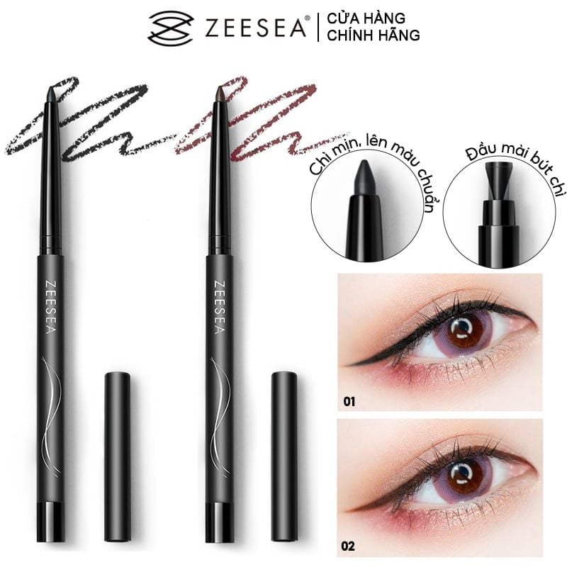 Chì Kẻ Mắt Lâu Trôi, Không Thấm Nước ZEESEA Lasting Gel Liner 0.28g