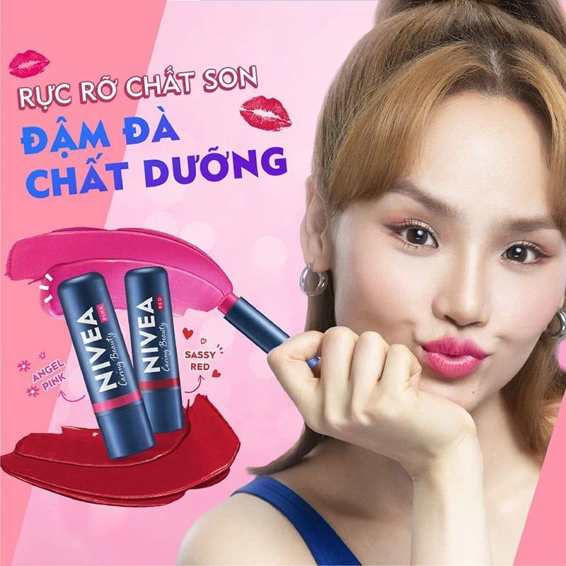 Son Dưỡng Môi Nivea Dưỡng Ẩm Chuyên Sâu 24H Melt-in Moisture Lip Care 4.8g