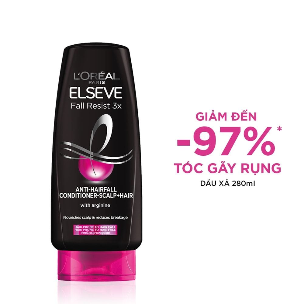 Dầu Xả Ngăn Tóc Gãy Rụng L'Oreal Elseve Fall Resist 3X Conditioner 280ml