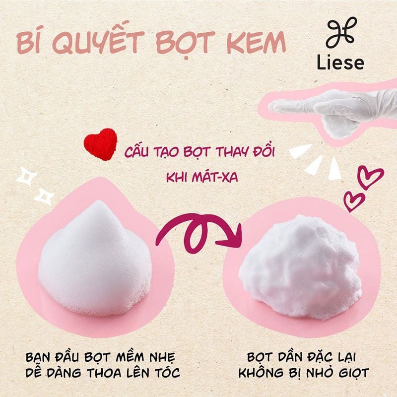 Thuốc Nhuộm Tóc Dạng Bọt Liese Creamy Bubble Hair Color 108ml