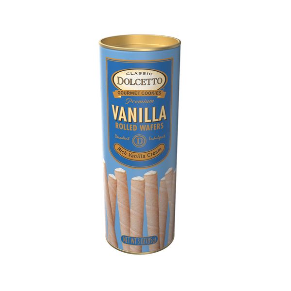 Dolcetto Wafer Rolls – Vanilla 12/3Oz