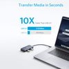 Bộ chia cổng Anker USB C Hub, 5-in-1 USB C Adapter