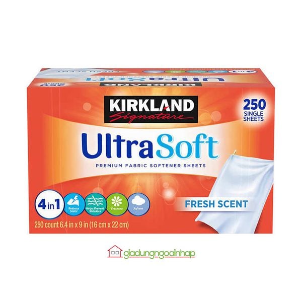 Giấy thơm và mềm vải Kirkland Ultra Soft 250 tờ